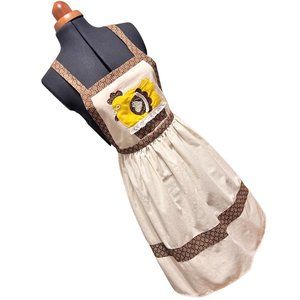 Vintage Cottagecore Hen Pinafore Apron